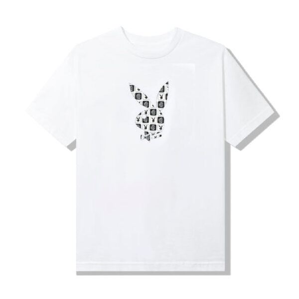 Anti Social Social Club Playboy Checkered T-Shirt – White